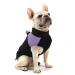 Femax dog coat for dogs dog jackets waterproof warm jacket for small medium -sized big dogs winter jacket warm padded puppy vest pet clothing for cold weather purple l (chest 42cm back 35cm)