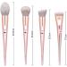 10 different brush head shapes suitable for free powder blush face foundation glare smudging eyeshadow etc. face makeup! Very fine synthetic fiber hair! Lightweight and comfortable professional. - Buy Online on GoSupps.com