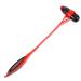 Healifty silicone-massage hammer Manual back massage devices Back scratches Silicone Back massager Handheld Manual back massage devices black 32.5x8.5cm