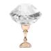 4 types of nail stand magnetic nail tip exercise stand Basic alloy holder Nail Art display manicure tool simple installation suitable for (white diamond crystal)