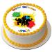 PAINTBALL DESIGN 7.5 PREMIUM Edible RICE CARD Cake Topper D1