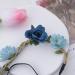 Flower Crown Floral Headband for Women Girls Flower Headbands for Girls Women Flowers for Hair Blue Floral Hair Accessories for Girls Teenagers Flower Hair Band Floral crown for Girls Women - Buy Online on GoSupps.com