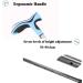 Easy Walking Stick/Crutches with Ergonomic Handle Height Adjustable Mobility Bar with Non Slip Base for Men Handicapped Women and Injured Elderly People Practical Independence - Buy Online on GoSupps.com