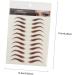 PLAFOPE Eyebrow Pen 9 sheets Hairlike Stickers Sticker Transfers Transfer False Shaping Imitation Artificial Temporary - Buy Online on GoSupps.com