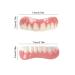 Turcyy Comfort Fit Elastic False Teeth Set - Natural Shade for Confidence - White, 10g, 2 Count - Buy Online on GoSupps.com