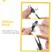 Eyebrow Sharpening Tool Makeup Tools Beauty Makeup Tool Brow Pencil Sharpening Tool Cosmetic Tool Sharpener Lead Pencils Makeup Supplies Small Tools Double Sided Aluminum Alloy - Buy Online on GoSupps.com