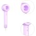 Generic Hair Dryer Hairstyling Tool 1400 Watt Mini Air Blower for Fine Thick Natural Wave Frizzy Hair purple - Buy Online on GoSupps.com