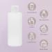 4 Pack 200ml Refillable Travel Bottles - Transparent Plastic for Make-up Shampoo Shower Gel & Toiletries - Perfect for Trips - Buy Online on GoSupps.com