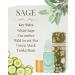 Sage Perfume Oil Roll-On by Sage 1/8 oz Vegan & Cruelty-Free Fresh Scent Cucumber White Sage Sweet Pea - Buy Online on GoSupps.com