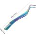 FOMIYES Eyelash Tweezers with Comb Tweezers for Lashes Lash Tweezer Applicator Eyelash Tweezer Comb for Makeup Artists Lash Comb for Eyelash Stainless Steel Eyelash Tool Arc - Buy Online on GoSupps.com