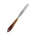Kosmetex wax spatula narrow 15mm metal spatula 22 cm for wax depilation narrow