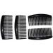 4 Pack of Large 9cm Plain French Side Hair Combs Slides Grips Clips Hair Accessories for Women Girls by Glitz4Girlz (Black) - Buy Online on GoSupps.com