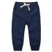 CuteOn Unisex Kids Elastic Waist Cotton Warm Trousers Baby Pants Bottoms 1-5Years 4 Years Dark Blue