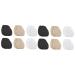 Healvian 12 Pairs High Heels Forefoot Pad Kitten Heel Girl Shoe Insole Pad Lovely Forefoot Cushion High Heels Half Pads Foot Pads for Leather Shoes Belly Beads Half Size Pad Damping Gel