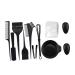 LIFKOME Set Cheveux Teinture Capillaire 12 Accessoires Bols Peignes Brosse Cache-Oreilles Mixeur Kit de Coloration Domicile et Salon Adapt D butants et Coiffeurs Professionnels