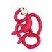 Matchstick Monkey Antimicrobial Silicone Teether Easy To Grip BPA Free 3 Months Old+ 10 cm Rubine Red Mini Monkey Rubine Red Monkey 3 Months Old+ 1 Mini Monkey Teether