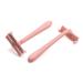 Ruilogod 2pcs Pink Armpit Legs Hand Hair Epilator Shaver Razor Blade Ladies Body Beauty Tool
