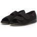 JBTNBX Women's Diabetic Slippers - Adjustable Closure, Wide Width Sandals for Edema & Arthritis - Black, Size 8 - Buy Online on GoSupps.com