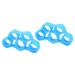 Finger Strengthener 2pcs Light Finger Exerciser for Finger Movement High Flexibility for Elderly Recovery Light Blue 6.6lb