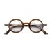 London mole glasses |Moley reading glasses |Round reading glasses |Cool reader |Stylish reading glasses |Men Ladies Unisex |Spring hinges transparent brown 1.5 x