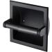Recessed Toilet Paper Holder Wall Toilet Paper Holder Brushed Nickel Recessed Toilet Tissue Holder Includes Rear Mounting Bracket Black