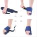 ENPAP Toe Straightener Corrector Hallux Valgus Splint - 1 Pair for Foot Pain | Toe Separators for Overlapping Toes Kids - Buy Online on GoSupps.com