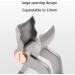 Stainless Steel Alligator Bionic Nail Clipper - Large Opening Anti-Splash Design - Perfect for Travel and Home Use - Buy Online on GoSupps.com