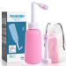 Snykes Postpartum Perineal Wash Bottle Portable Bidet -500ml Women Peri Recovery Postpartum Care After Birth Postpartum Clean New Mum Maternity Essentials for Travling Outdoor (Pink 17 oz)