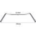 SENQI Bicycle Rise Cruiser Handlebar 25.4mm Silver - Premium Quality for Comfortable Riding - Buy Online on GoSupps.com