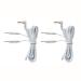 KONMED DC 3.5mm Length 60'' Electrode Wires for Tens EMS Machine 2-pin Cables Standard Connection 3.5mm Reusable 2mm Plug in Long-Life Massage Machine Pack of 2