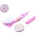 Earth Tones Pink Body Massage Brush Set for Shower Scrub and Cleaner - Buy Online on GoSupps.com