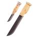 Finnish knife - Wood-Jewel - 23LL Large double knife Lapinleuku - Outdoor knife