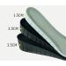 Inner Raised Insole for Men & Women - Breathable PU Sports Insoles Invisible Design (39-40) - Gray - Buy Online on GoSupps.com
