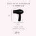 Aria Beauty Mini Compact Folding Blow Dryer - 1000W Dual Voltage with Diffuser & Nozzle Lightweight Travel Hair Dryer - Perfect for International Use - Buy Online on GoSupps.com