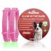 Woyamay calm collar for dogs |Adjustable luminous assembly lord calming collar dog with fear stress |Natural dog collar with pheromones for dogs of all sizes2 pieces (hot pink) red-2 pieces