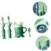 Minkissy 2 Sets Toothbrush Set - Soft Bristle Toothbrush Suction Cup & Toothbrush Cup for Oral Care | International Shipping - Buy Online on GoSupps.com