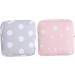 STOBAZA 6pcs Pink Pouch Towel Makeup Purse Coin Bags - Grey, Nursing Zippered Wallet, Outdoor Menstrual Capacity, Portable Storage - Leaves Napkin Office Pad - Buy Online on GoSupps.com
