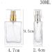 30ml Refillable Perfume Bottle - Portable Glass Fragrance Bottle for Travel | Silver | eCommerce - Buy Online on GoSupps.com