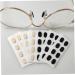 Lurrose 60 Sheet Self-Adhesive Sponge Cushion Nose Pads for Glasses - Plastic Metal Sunglasses Accessories - Assorted Colors (3 Pieces) - Buy Online on GoSupps.com
