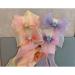 FEIFEI'S BOW Baby Girls Princess Chiffon Diamond Crown Unicorn Hair Clip | Multi Colour Toddler Party Dress Costume Bow - Buy Online on GoSupps.com