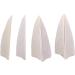 MILAEM 3 Inch Turkey Feather Fletching Hunting Arrows - Right Wing Vanes in White - Buy Online on GoSupps.com