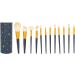 12 Piece Professional Makeup Brushes Set with Synthetic Fiber Hair Easy Application Precise Results Powder Eyeshadow Blush Highlighting Brushes - Buy Online on GoSupps.com