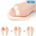 Bunion Corrector Toe Separator - Adjustable Three Hole Design for Hammer Claw and Crooked Toes - Includes Foot Alignment Socks - Buy Online on GoSupps.com