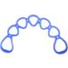 Exercise Bands | 7 Stretch Exercise Band - Portable Back Foot Leg and Hand Stretcher Arm Exerciser for Home Or Fitness Center Physical Workout Blue - Buy Online on GoSupps.com