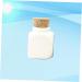 minkissy 2pcs Bottle for Manicure Gratitude Jar Clear Bottle with Lid Travel Bottles Polymer Clay Charms for Nails Blessings Jar Ceramic Favor Jars Ceramics for Manicure Bamboo - Buy Online on GoSupps.com