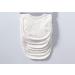 Baby's 0-6 Months 7-Piece White Cotton Absorbent Bandana Bibs Set with Easy Velcro Closure - Buy Online on GoSupps.com