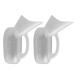 Milisten 2pcs Female Urinal Urine Bottle Women Urinal Pot Urinal Device for Hospital Home Camping Car Travel 1000ml