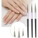 Easy To Operate Gel Nail Polish Pen Nail Liner Brush for Home Salon Shop (Black) - Buy Online on GoSupps.com