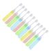 Healvian 12th trip toothbrush portable soft toothbrush portable travel toothbrushes organic toothbrushes tongue sucks household appliances tongue cleaner hand tools child pp suite clean