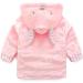 SunnyMi Baby Girls Hooded Bathrobe & Towel - Cute Cartoon Animals Pajamas for 1-5 Years - Pink (12-18 Months) - Buy Online on GoSupps.com